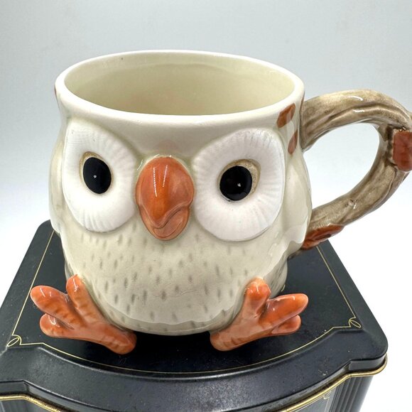 Fitz & Floyd Other - VTG 1978 Fitz And Floyd Japan Owl Ceramic Coffee/Tea Mug Balboa Island, CA